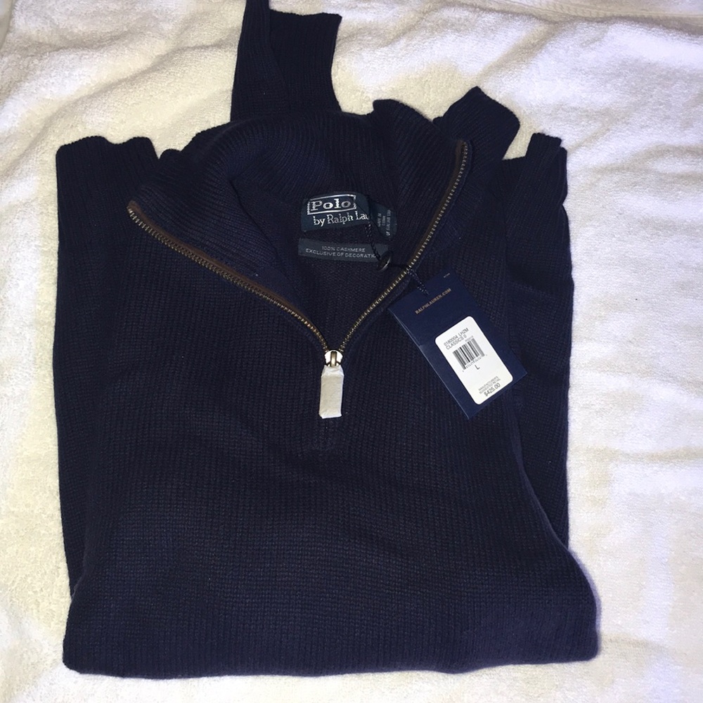 Men’s Ralph Lauren 100% cashmere sweater L NWT